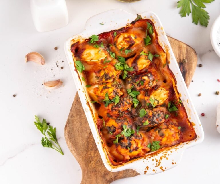 Viral Dump and Bake One Pan Dumpling Casserole