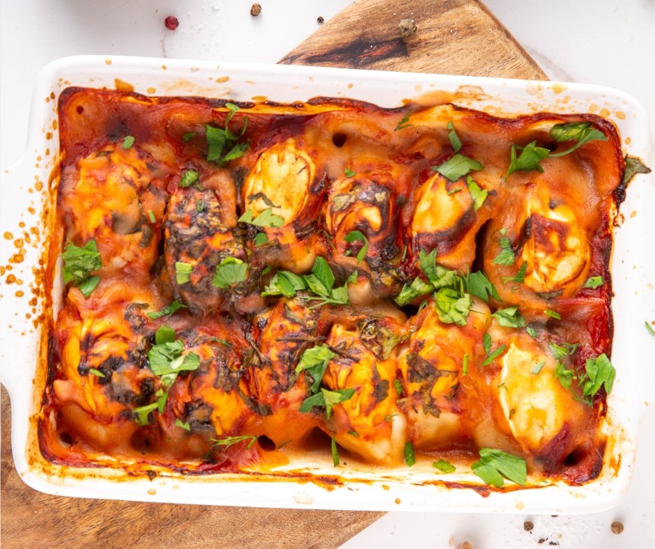 Viral Dump and Bake One Pan Dumpling Casserole