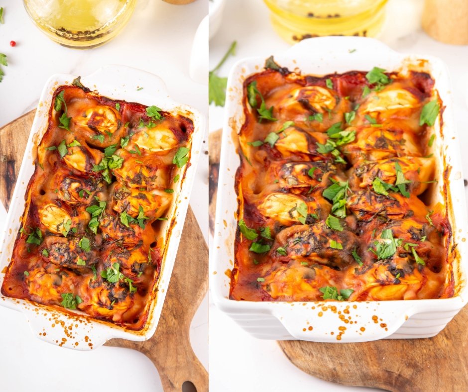 Viral Dump and Bake One Pan Dumpling Casserole