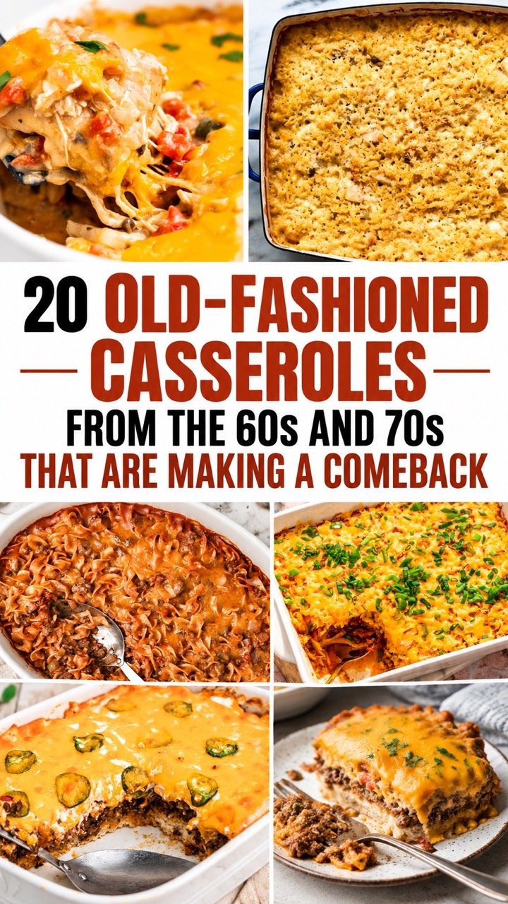 20 OLD-FASHIONED CASSEROLES FROM THE 60S AND 70S THAT ARE MAKING A COMEBACK