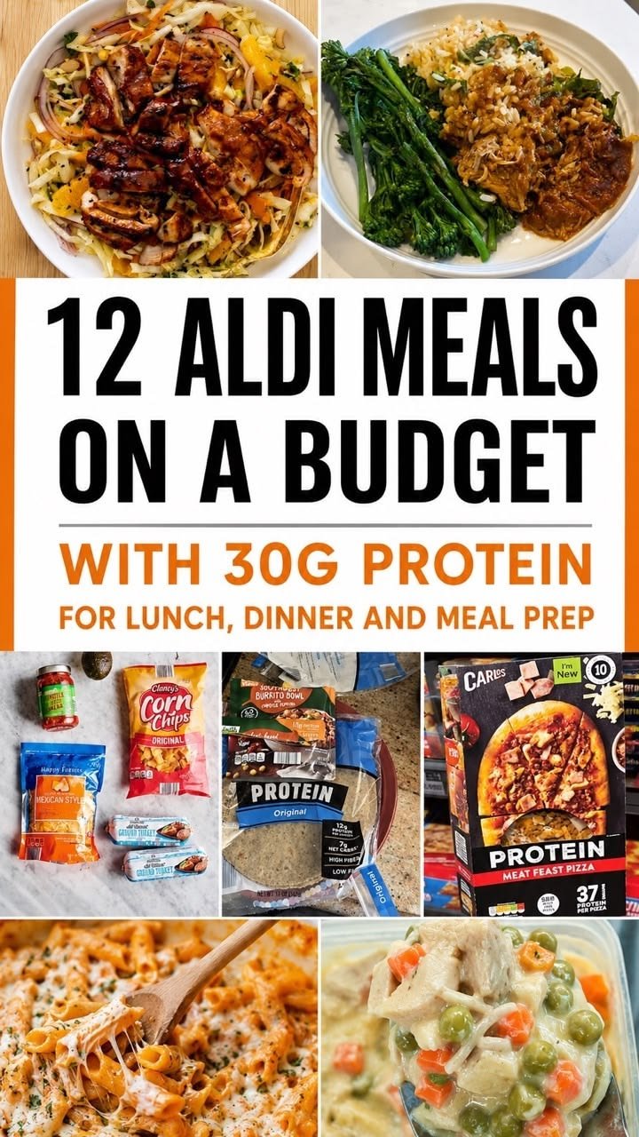 20 ALDI HIGH PROTEIN MEALS UNDER $5 PER SERVING WITH 30G+ PROTEIN