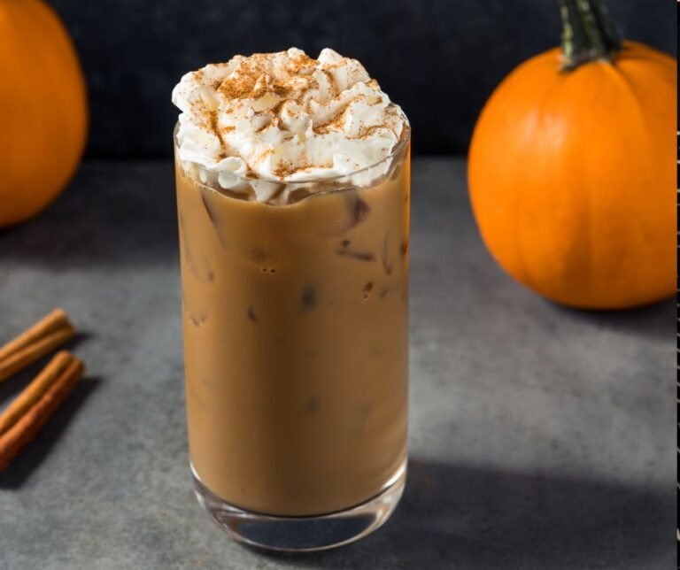 Refreshing Cold Pumpkin Spice Iced Latte