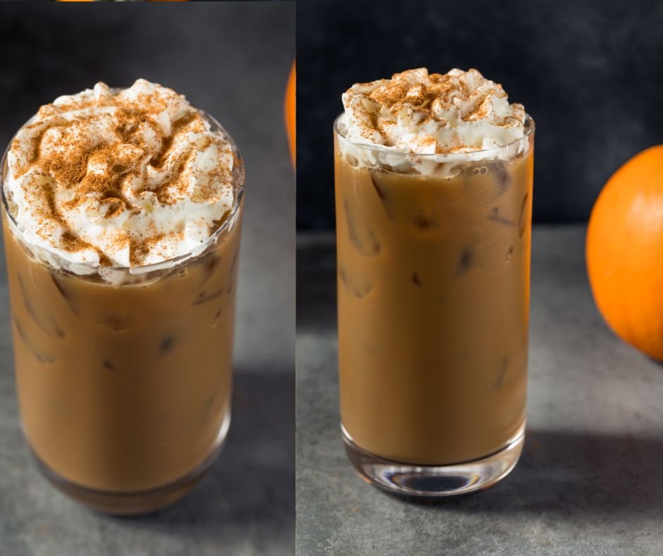 Refreshing Cold Pumpkin Spice Iced Latte