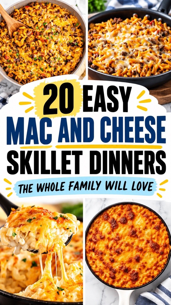 20 EASY MAC AND CHEESE SKILLET DINNERS THE WHOLE FAMILY WILL LOVE