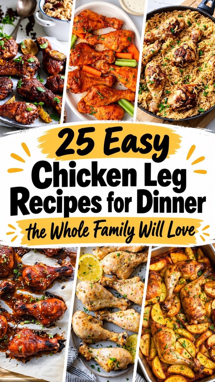 30 INSANELY GOOD CHICKEN LEG RECIPES FOR EASY DINNERS