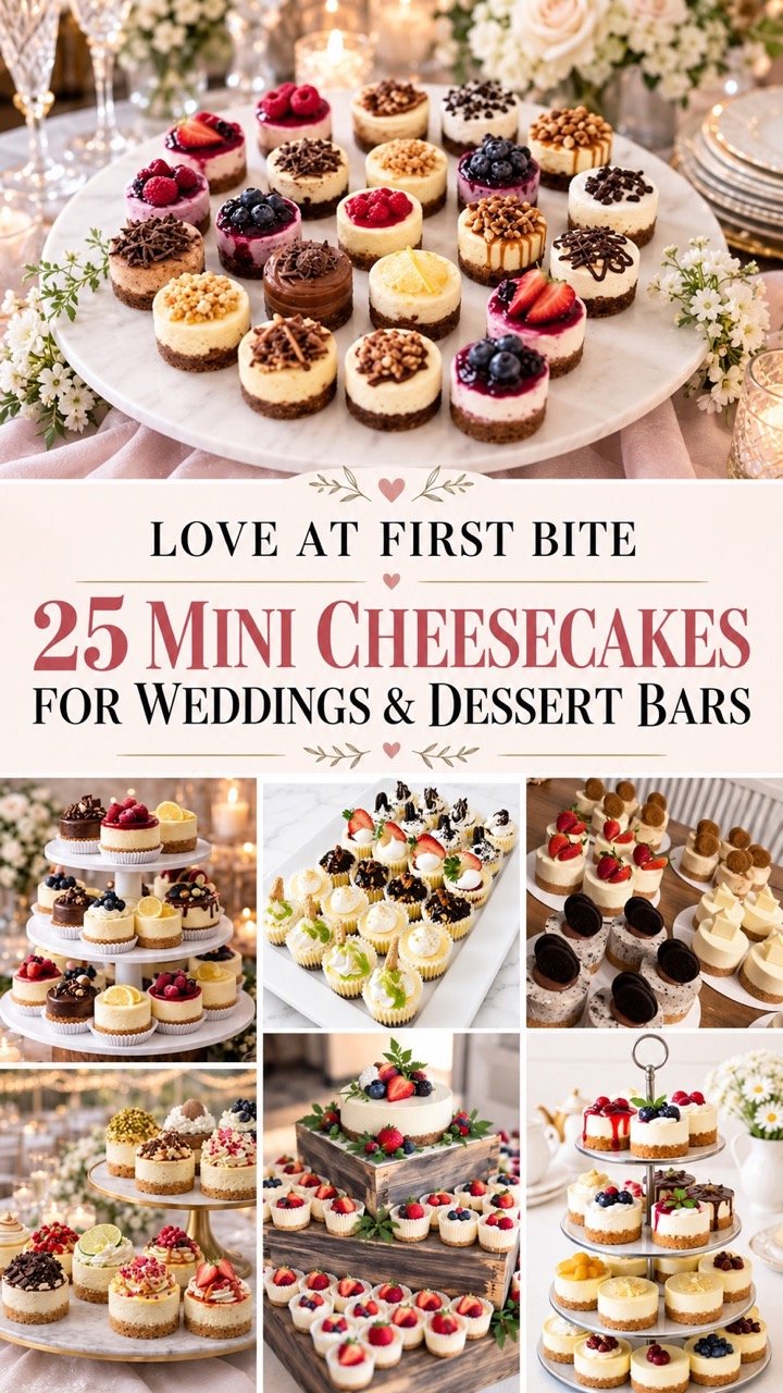 25 MINI CHEESECAKES FOR WEDDINGS THAT GUESTS WILL LINE UP FOR