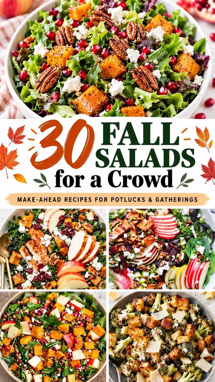 30 EASY FALL SALAD RECIPES FOR COZY DINNERS AND HOLIDAY TABLES