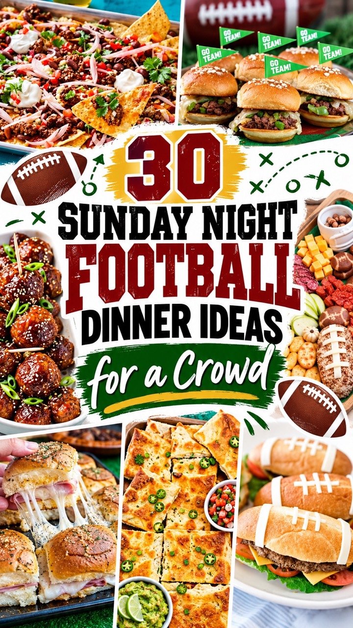30 EASY FOOTBALL SUNDAY DINNER IDEAS THE WHOLE FAMILY WILL LOVE