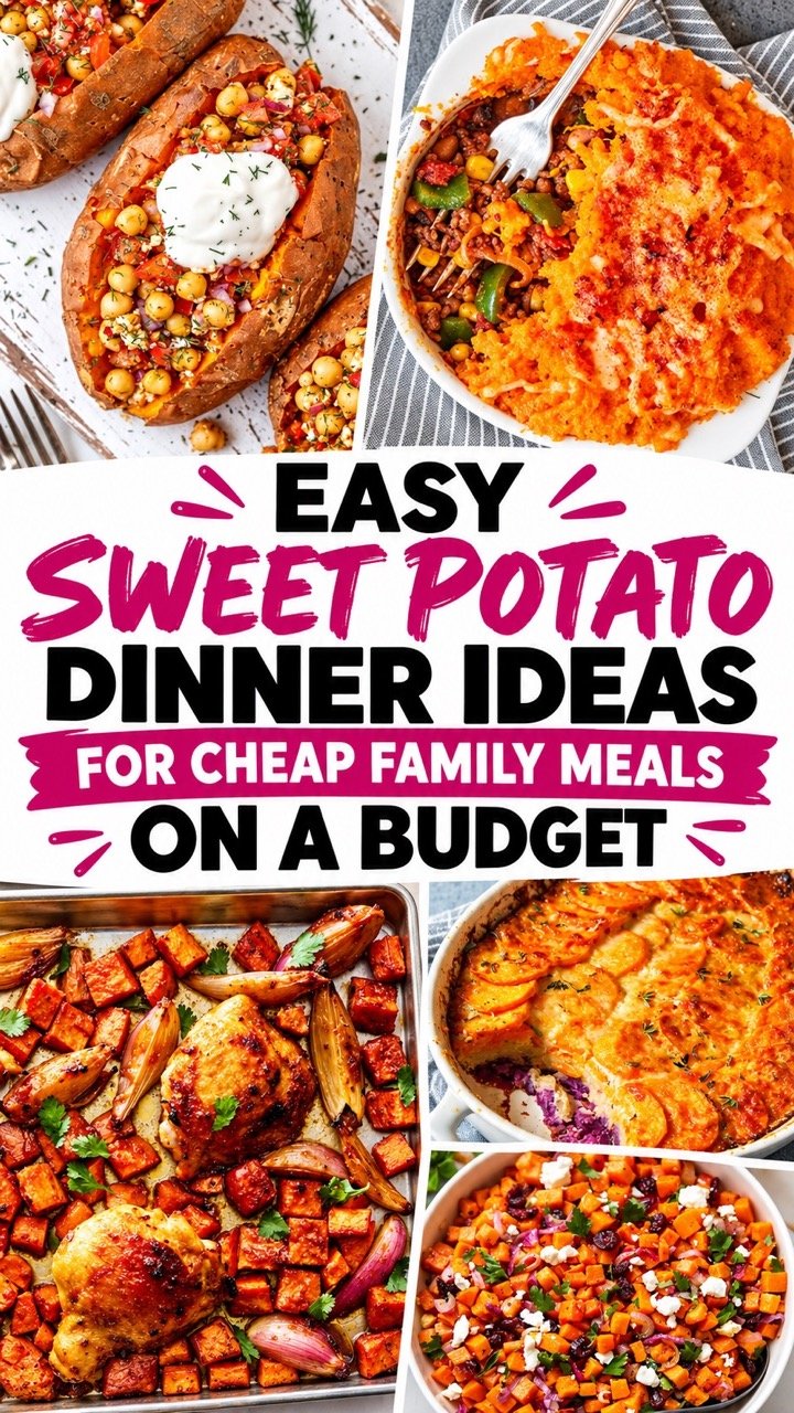 25 COZY BUDGET-FRIENDLY SWEET POTATO DINNERS FOR FALL