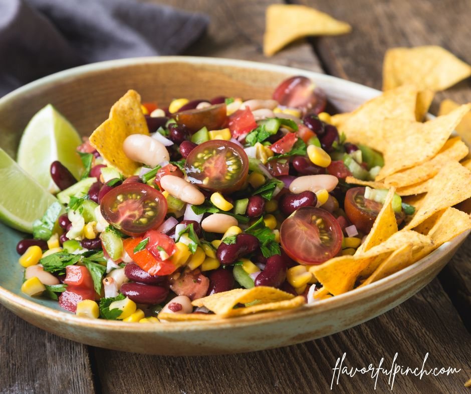 Texas Cowboy Caviar with Canned Ingredients