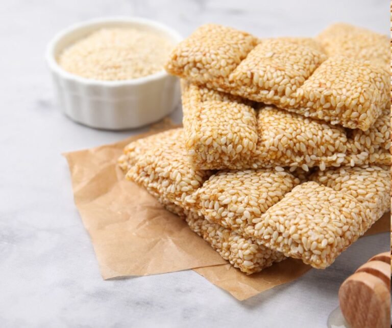 Crunchy Sesame Seed Bars (Kozinaki Bars)