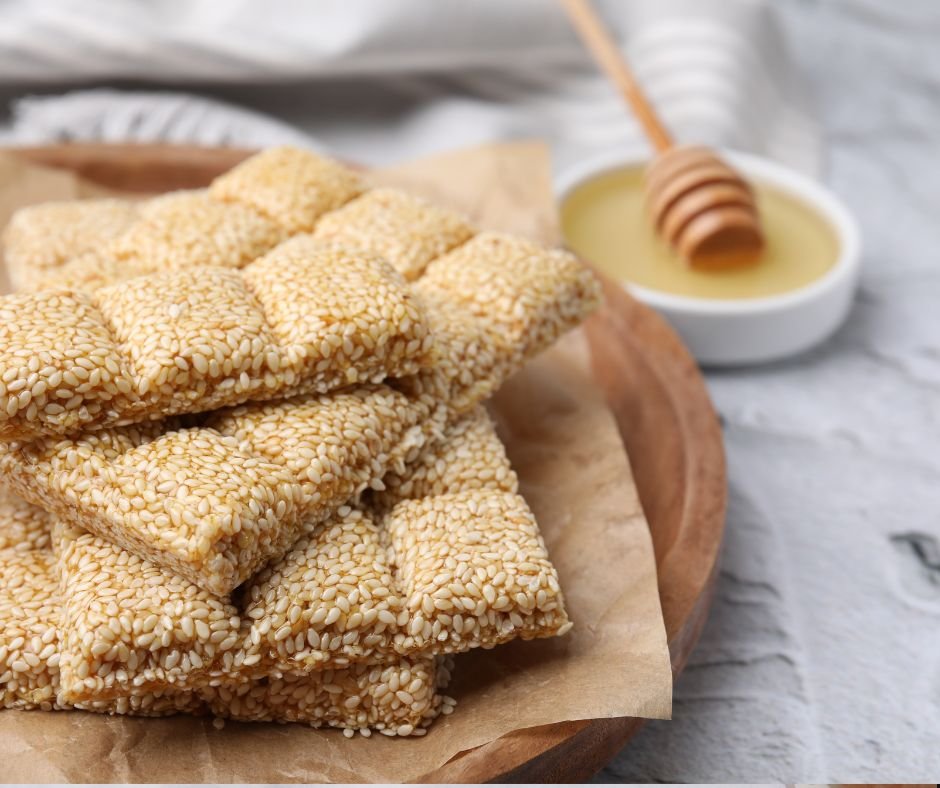 Crunchy Sesame Seed Bars (Kozinaki Bars)