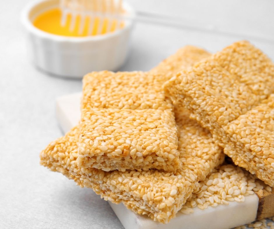 Crunchy Sesame Seed Bars (Kozinaki Bars)