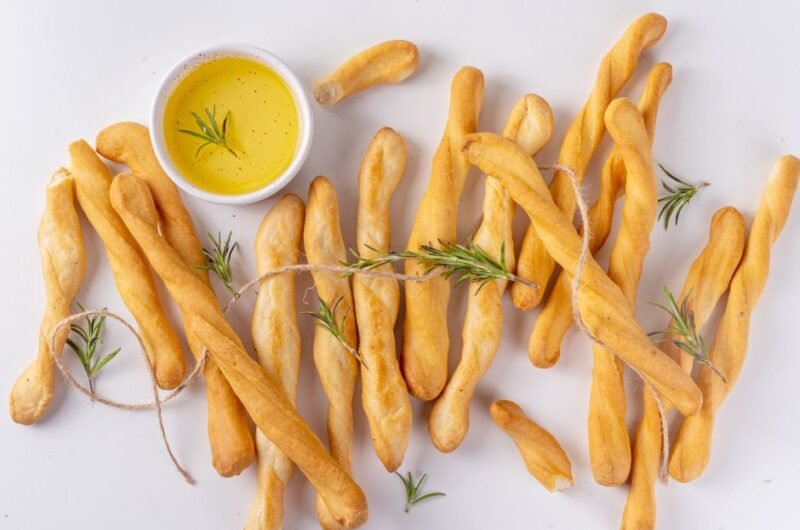 Homemade Grissini Breadsticks