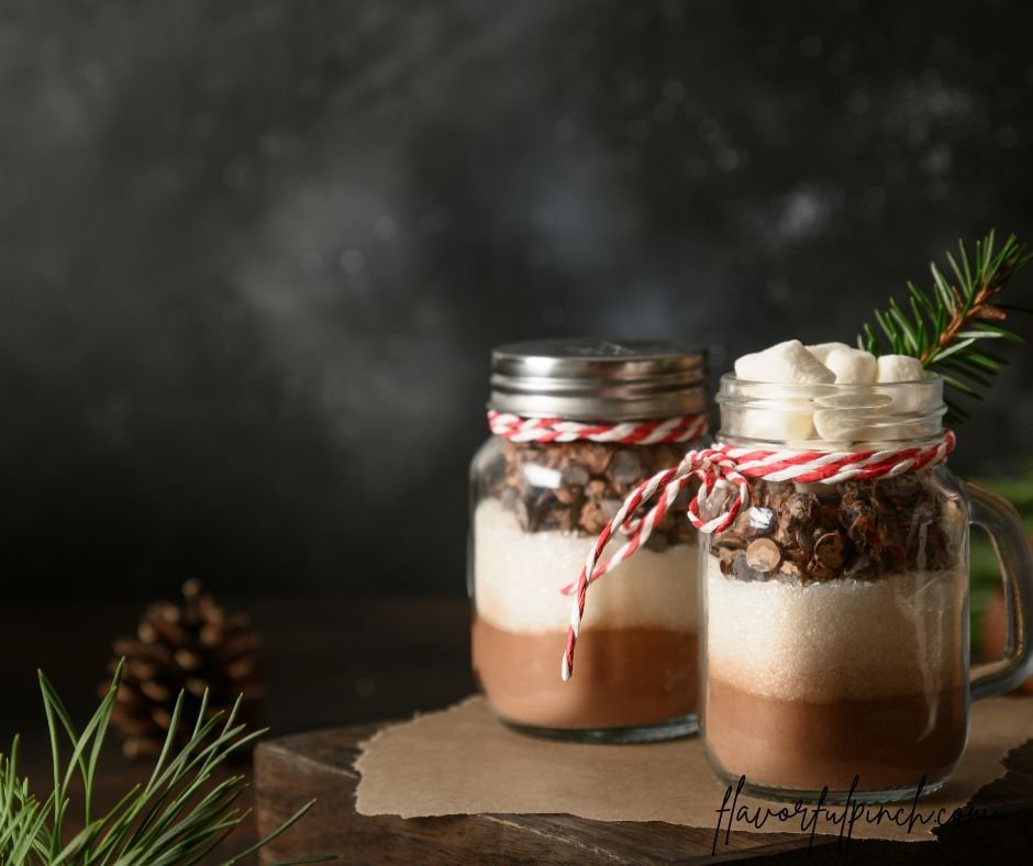 Homemade Hot Chocolate Mix in a Jar