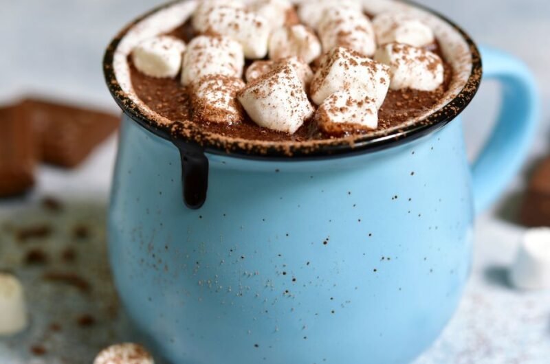 Homemade Hot Chocolate with Mini Marshmallows