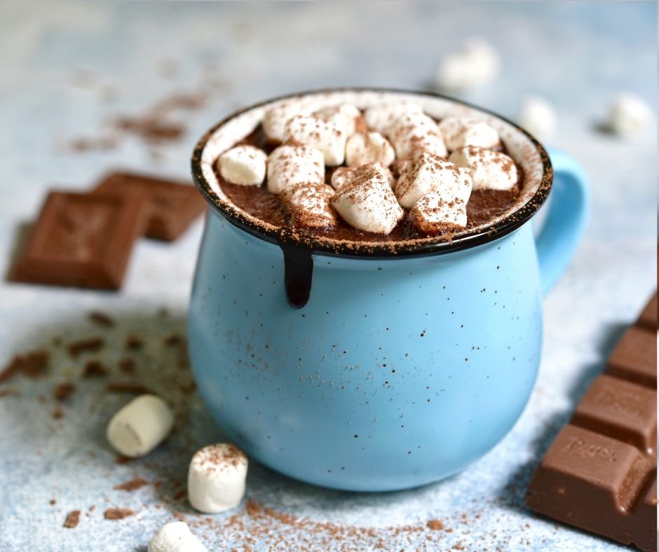 Homemade Hot Chocolate with Mini Marshmallows