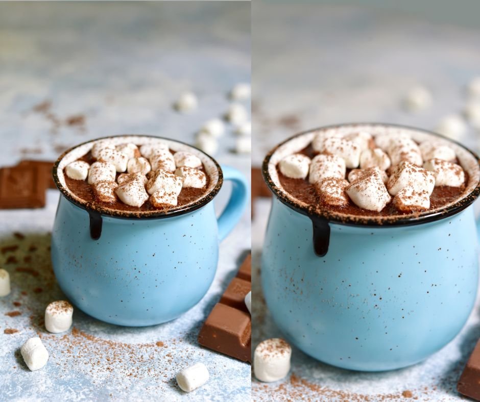 Homemade Hot Chocolate with Mini Marshmallows