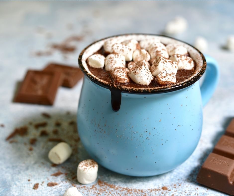 Homemade Hot Chocolate with Mini Marshmallows