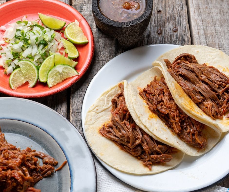 Mexican Beef Barbacoa Tacos