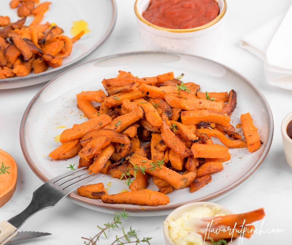 Roasted Sweet Potato Fries with Herbs, Salt u0026 Pepper