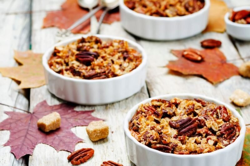 Sweet Potato Casserole with Pecan Oat Crumble