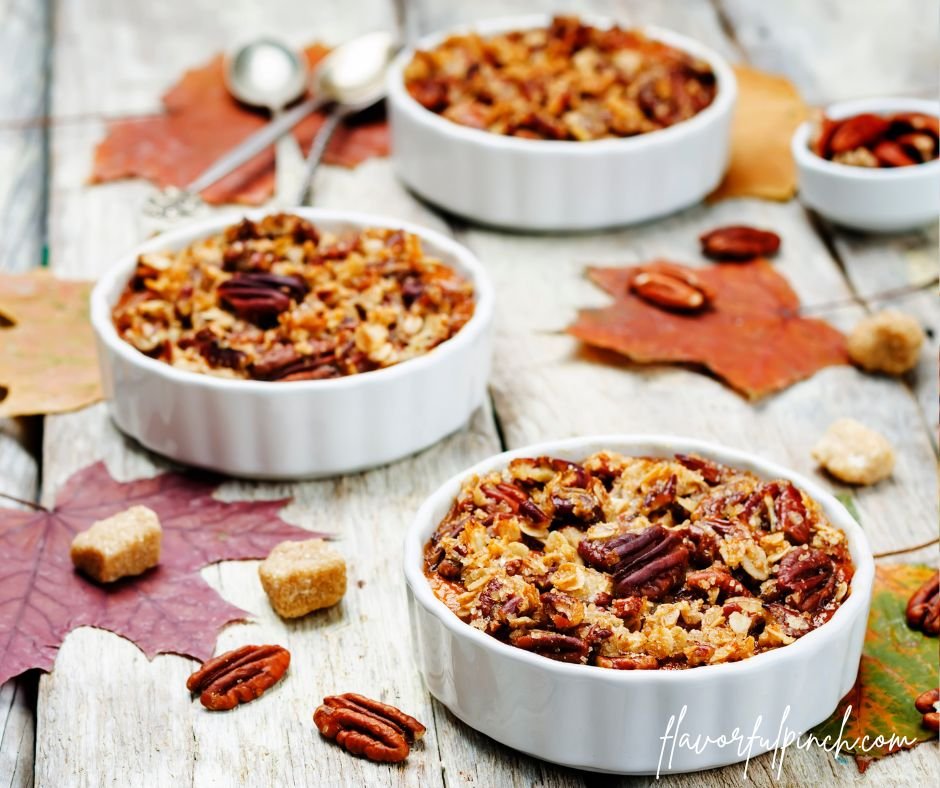 Sweet Potato Casserole with Pecan Oat Crumble