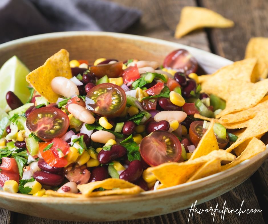 Texas Cowboy Caviar with Canned Ingredients