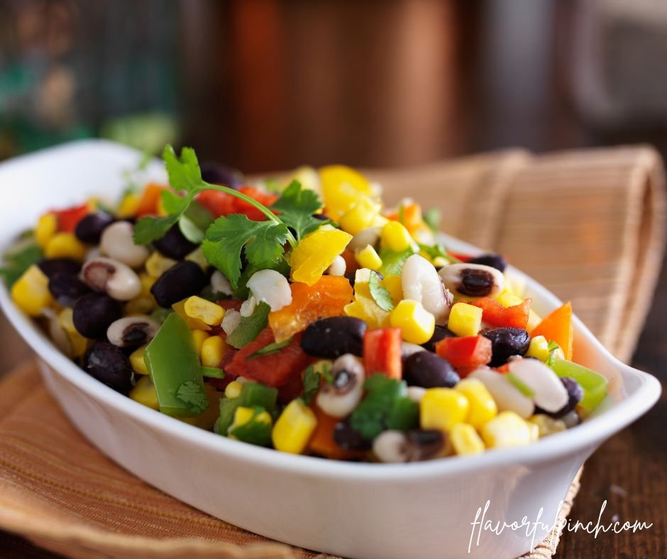 Texas Cowboy Caviar with Canned Ingredients