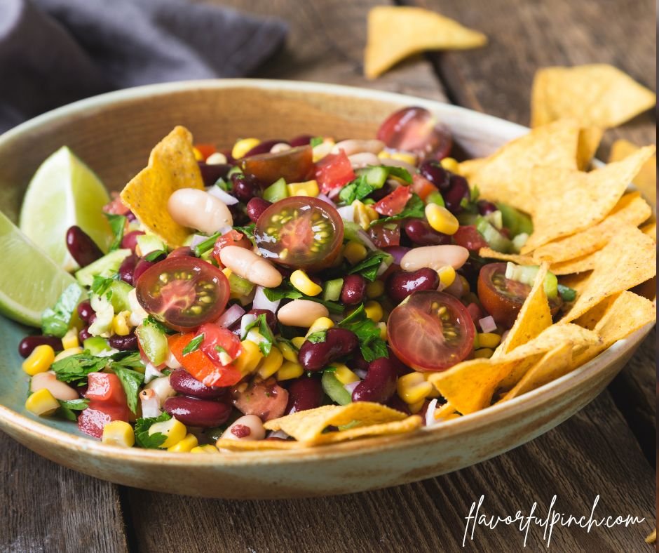 Texas Cowboy Caviar with Canned Ingredients